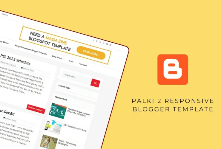 Palki 2 Responsive Blogger Template – Free Download (2024 Latest Version)