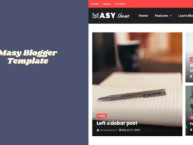 Masy Blogger Template