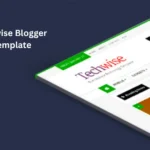 Techwise responsive Blogger template