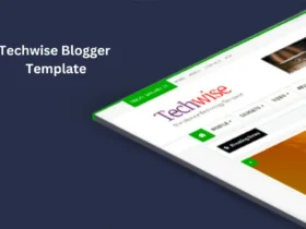 Techwise responsive Blogger template