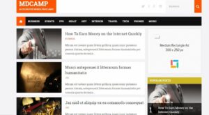 MDCamp Blogger Template